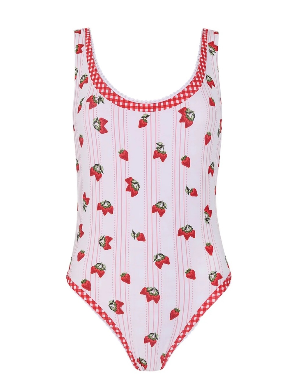 AGUA BENDITA x Stoney Clover Lane Tribeca One Piece in Bahia Strawberry